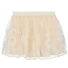 Younger Girls Ivory Tulle Skirt, 3, hi-res