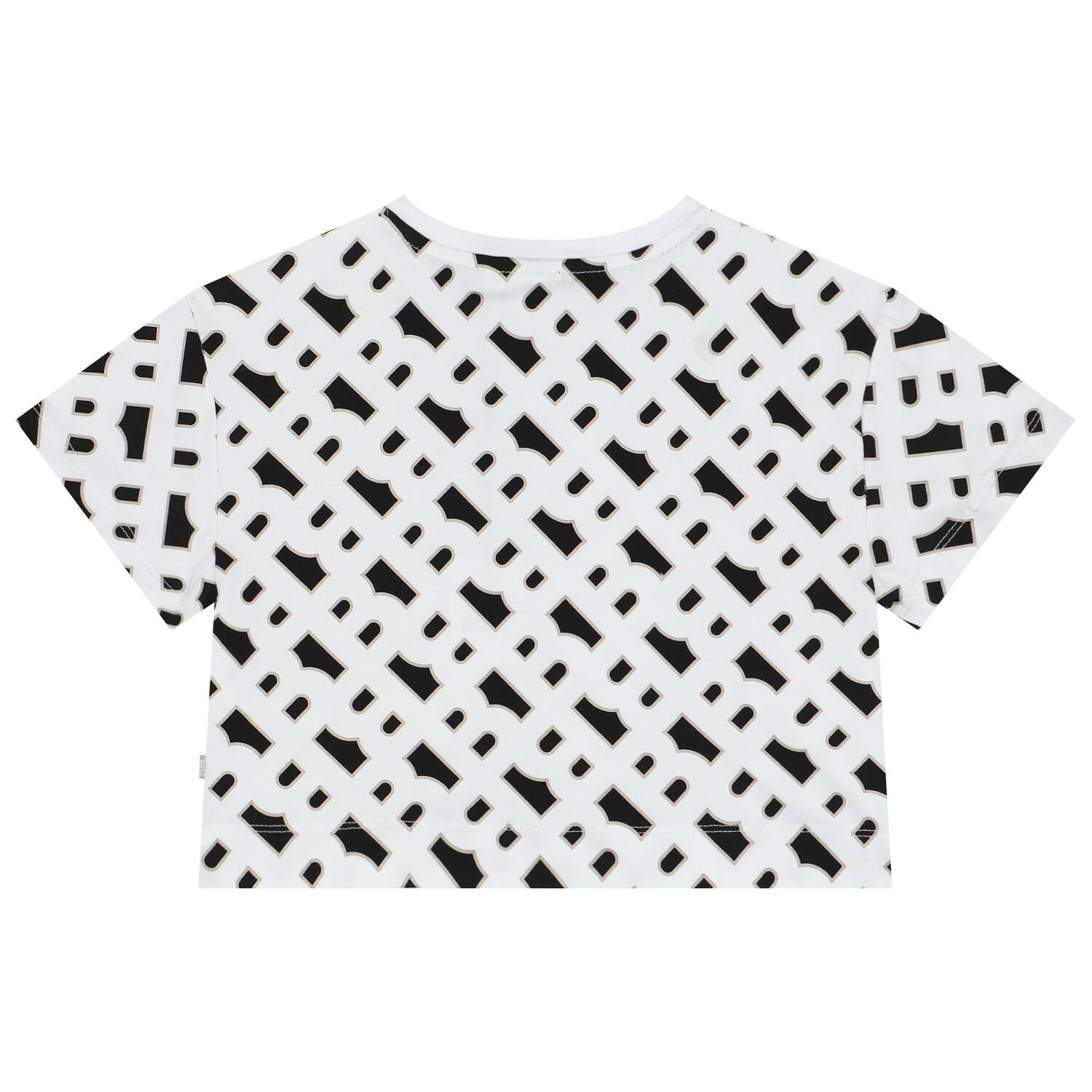 Girls White Logo T-Shirt, 1, hi-res