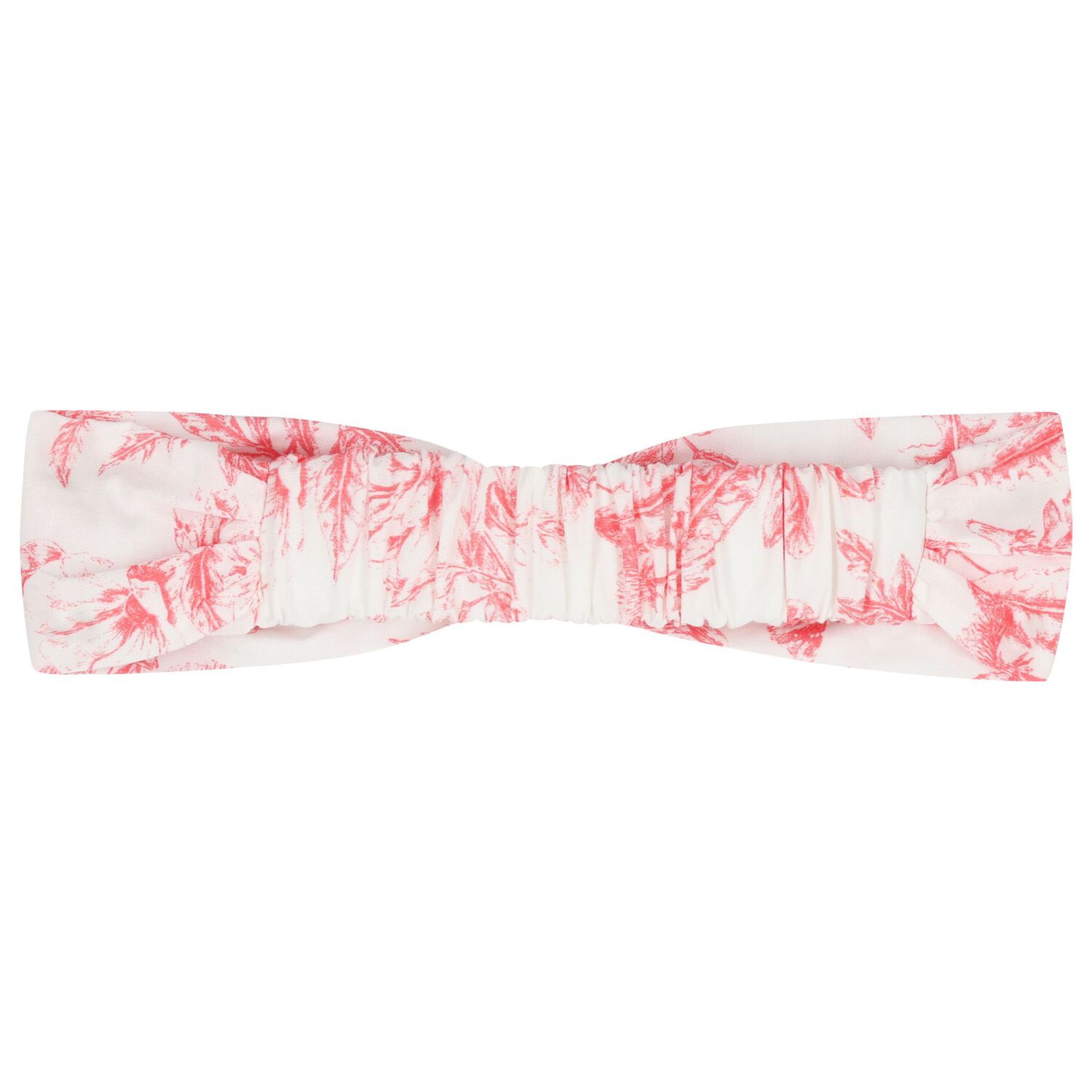 Baby Girls White & Red Floral Headband, 1, hi-res