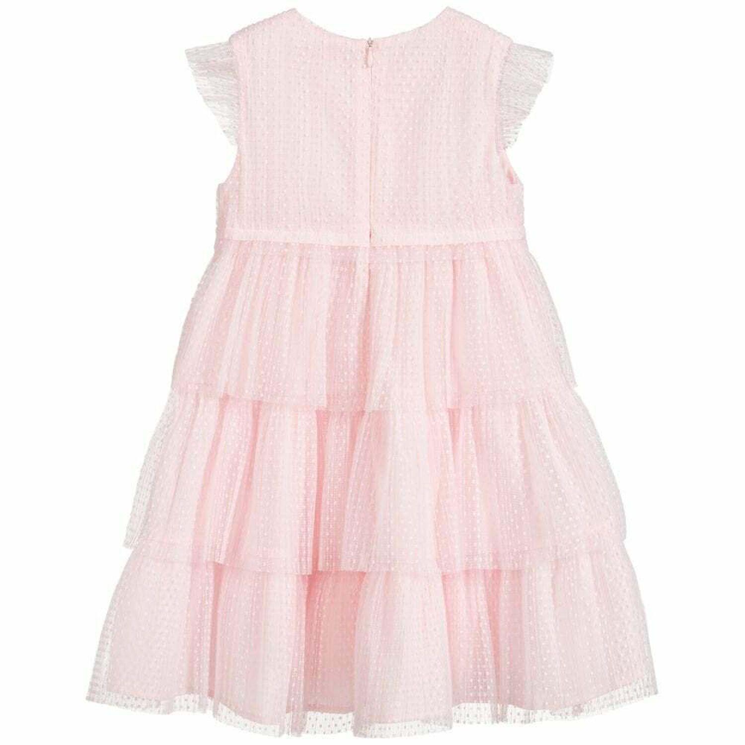 Girls Pink Tulle Dress, 1, hi-res image number null