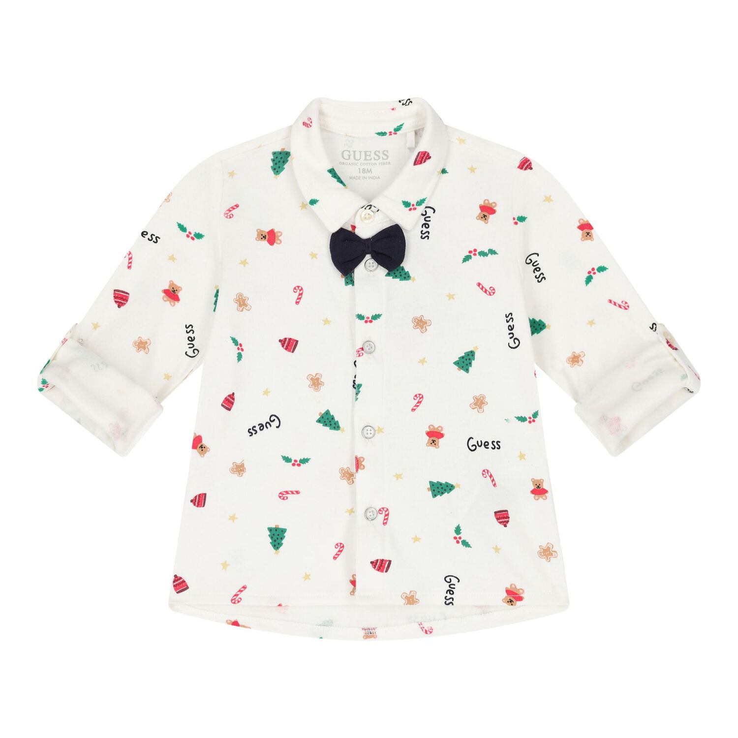 Baby Boys Ivory & Red Festive Trousers Set, 1, hi-res image number null
