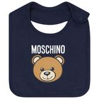 Navy Blue Teddy Bear Logo Babygrow Gift Set, 3, hi-res