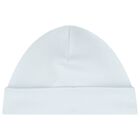 Baby Boys Blue Crown Blanket & Hat Set , 2, hi-res