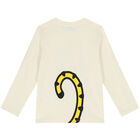 Ivory Tiger Logo Long Sleeve Top, 1, hi-res