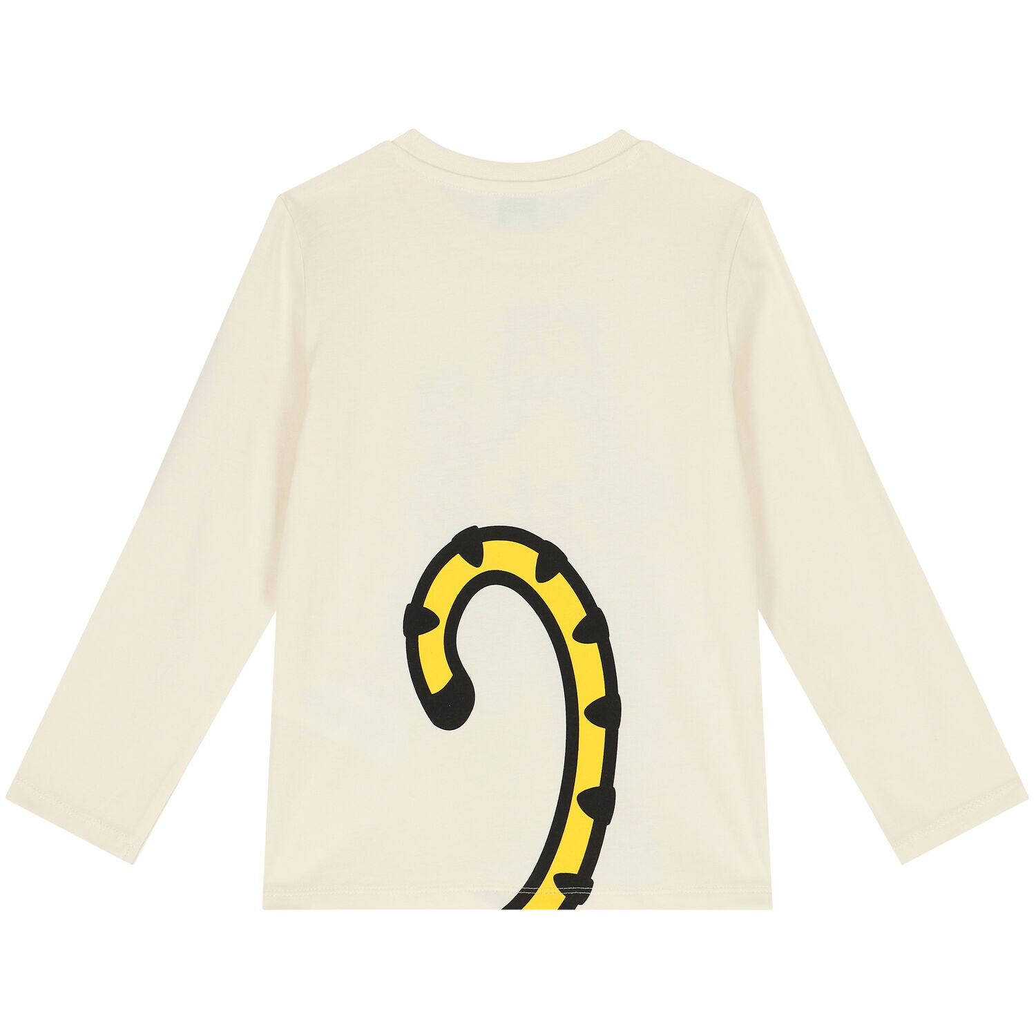 Ivory Tiger Logo Long Sleeve Top, 1, hi-res