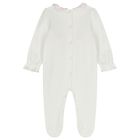 Baby Girls Ivory & Pink Babygrow & Headband Set, 1, hi-res
