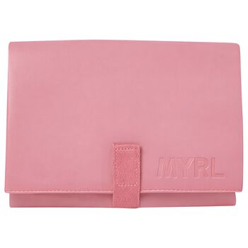 Baby Girls Pink & White Logo Changing Mat