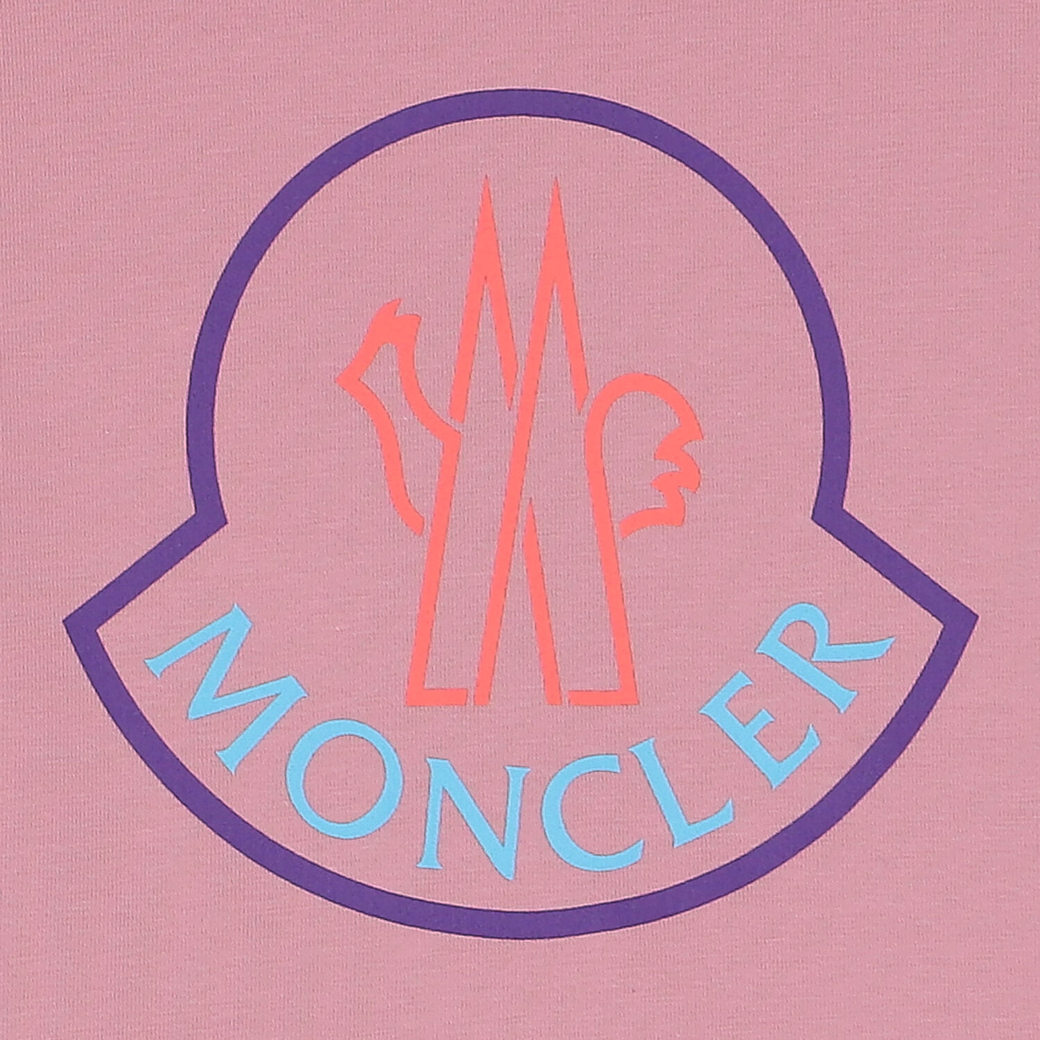 Younger Girls Pink Logo Long Sleeve Top, 1, hi-res