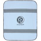 Baby Boys Blue & White Logo Baby Set, 1, hi-res