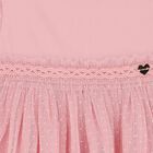 Younger Girls Pink Pleated Tulle Dress, 2, hi-res