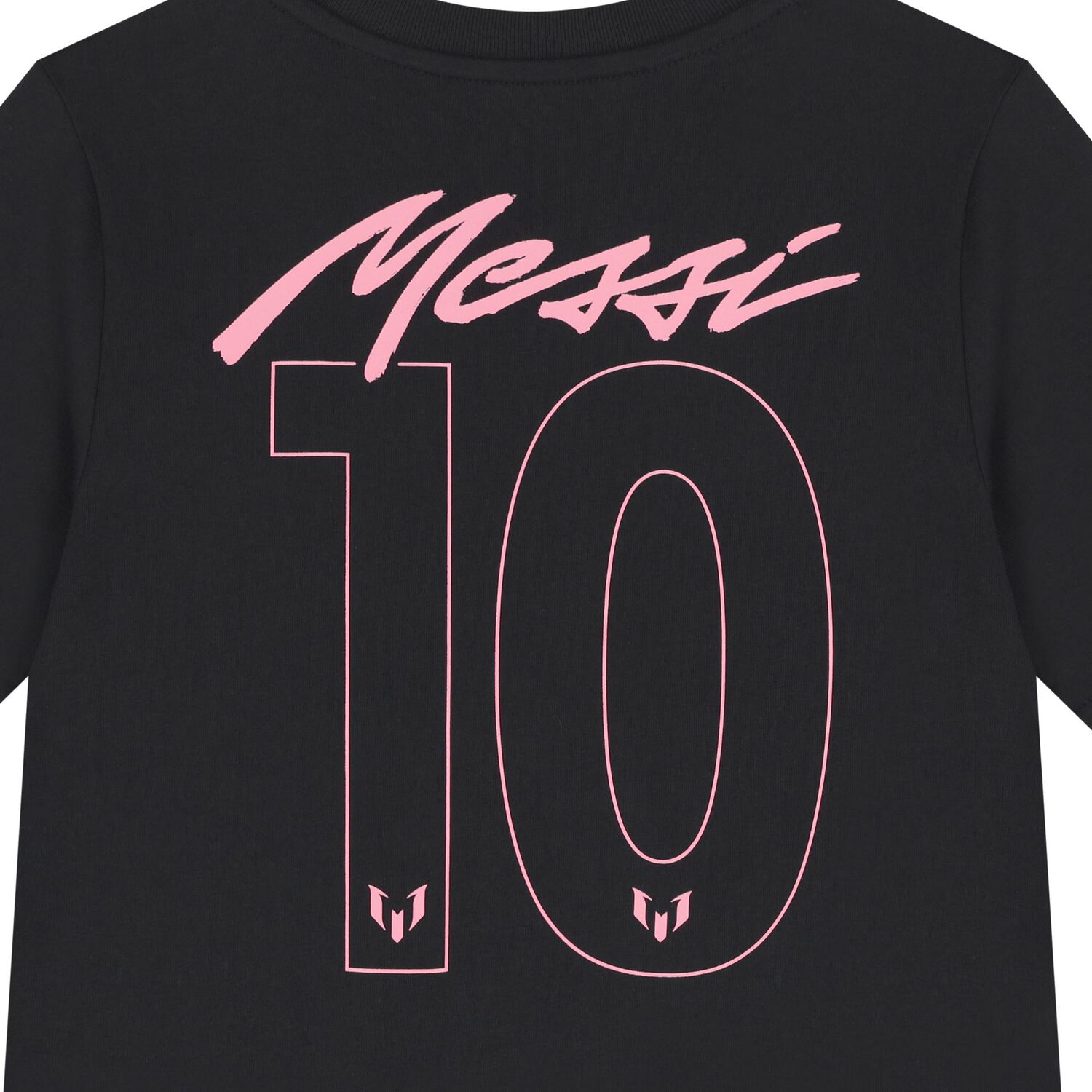 Black & Pink Messi Logo T-Shirt, 1, hi-res