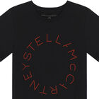 Boys Black Logo T-Shirt, 1, hi-res