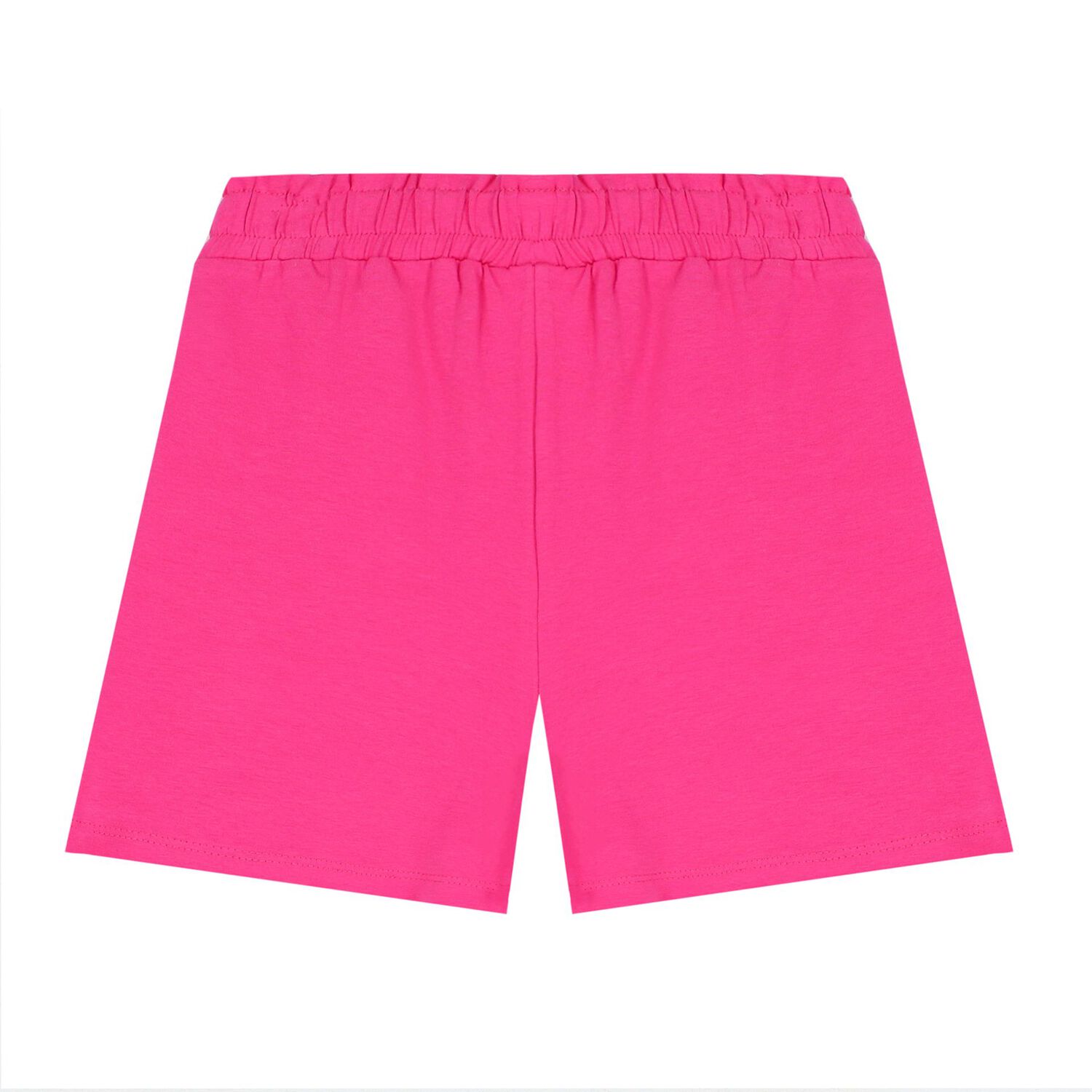 Girls White & Pink Shorts Set, 1, hi-res image number null