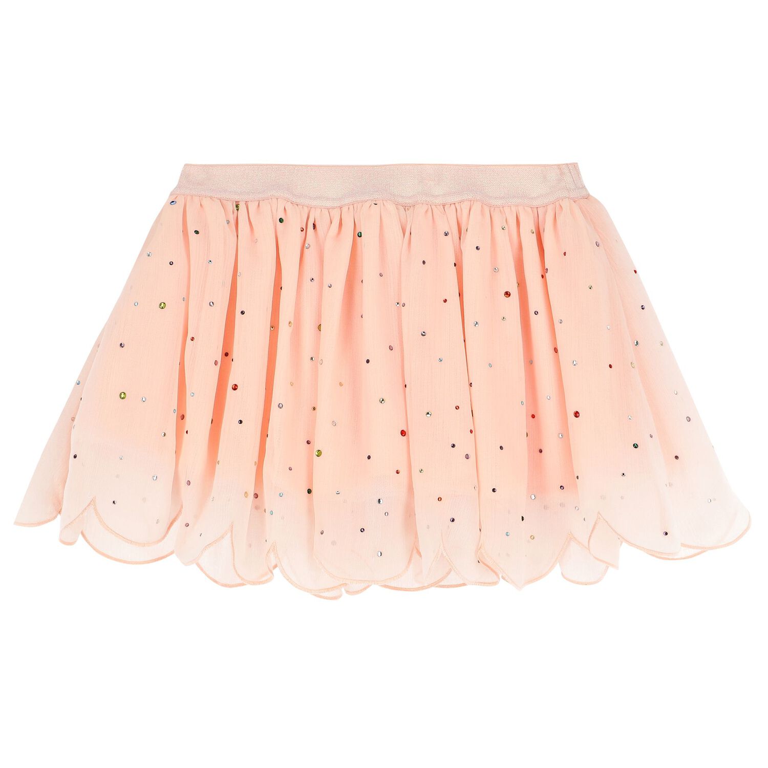 Girls Pink Rhinestones Skirt, 1, hi-res