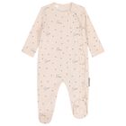 Baby Girls Beige Heart Babygrow Gift Set, 2, hi-res