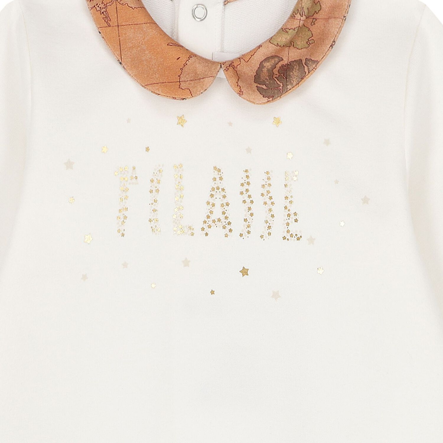 Ivory & Beige Geo Map Babygrow Gift Set , 3, hi-res