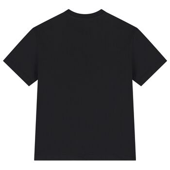 Boys Black Logo T-Shirt