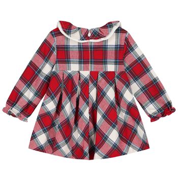 Baby Girls Red Tartan Dress
