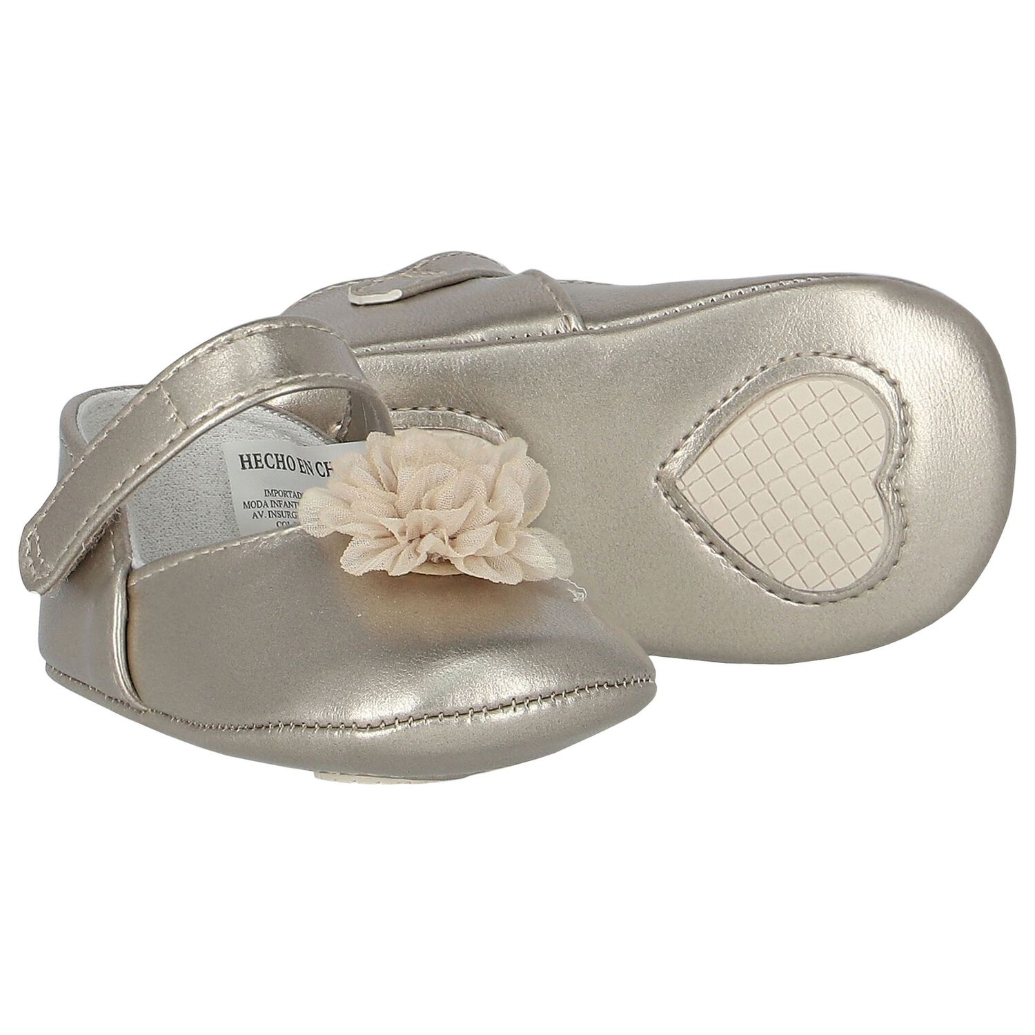Baby Girls Metallic Pre Walker Shoes, 2, hi-res image number null