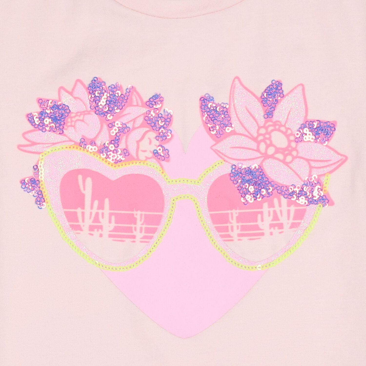 Girls Pink Sunglasses T-Shirt, 1, hi-res