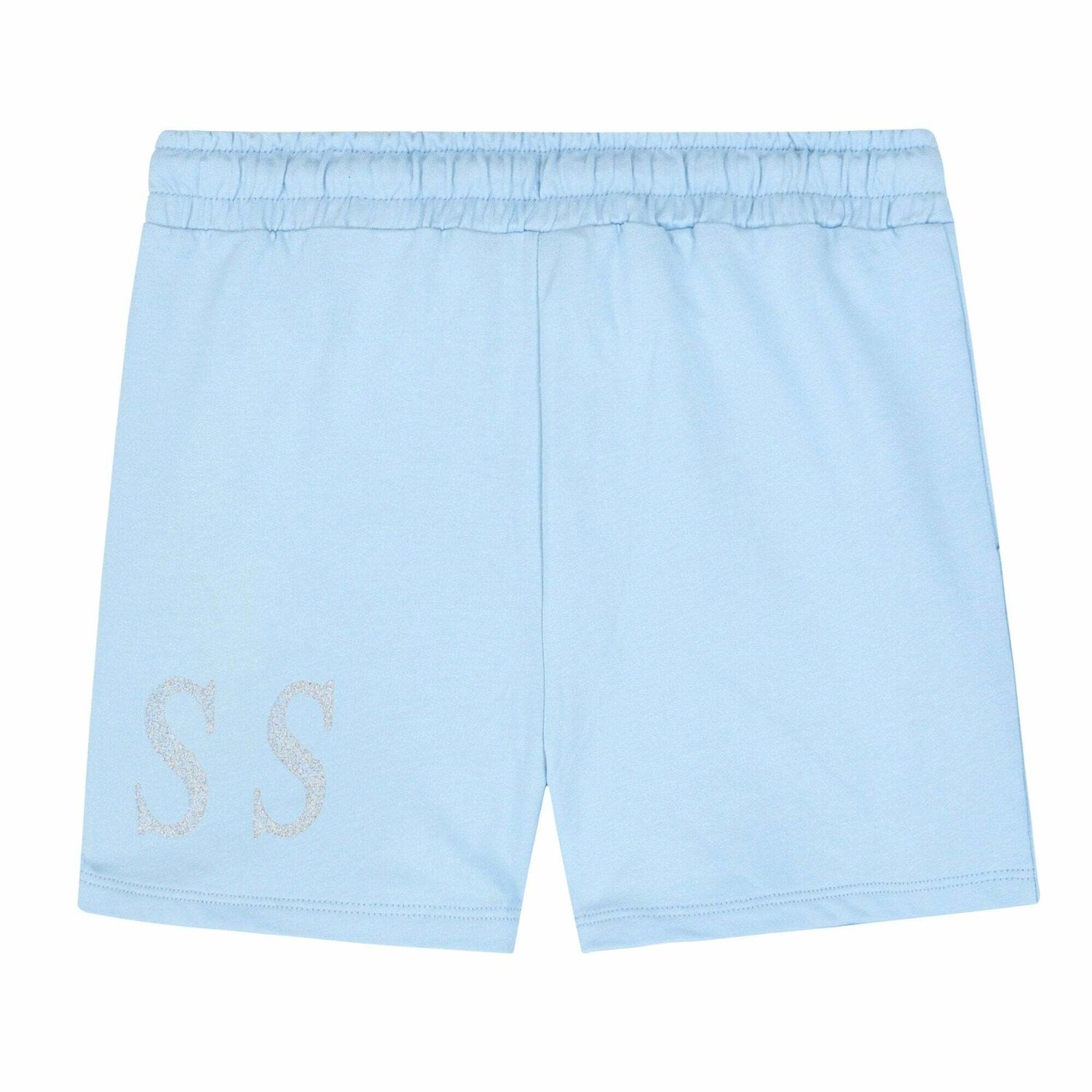 Girls Blue Logo Shorts, 2, hi-res image number null