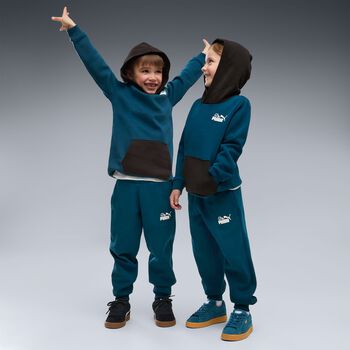 Boys Blue Logo Joggers