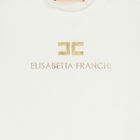 Girls White Logo T-Shirt, 1, hi-res