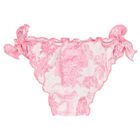 Girls Pink & White Jungle Bikini, 1, hi-res