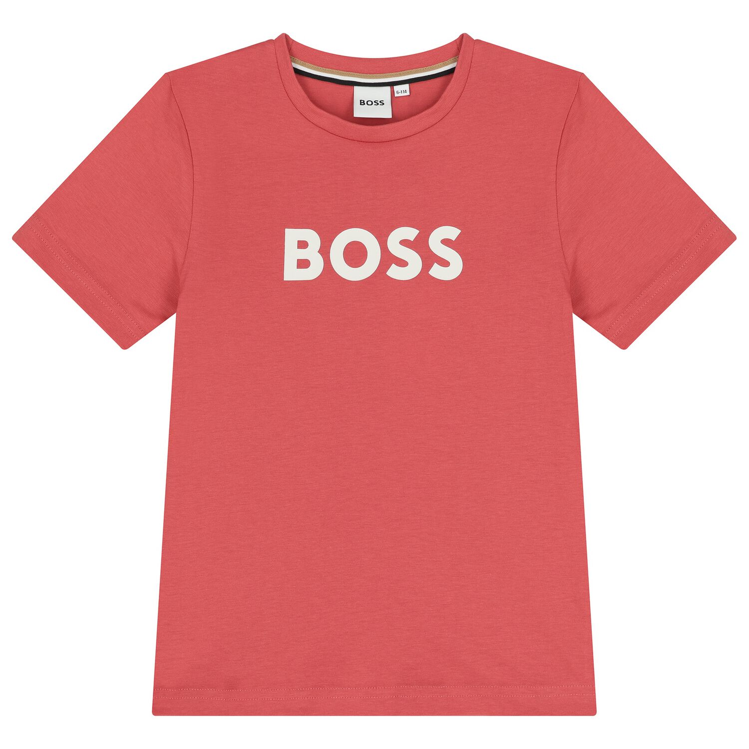 Boys Mini Me Red Logo T-Shirt, 9, hi-res