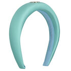Girls Aqua Logo Headband, 1, hi-res