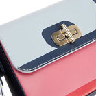 Girls Blue & Pink Logo Handbag, 1, hi-res