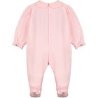 Baby Girls Pink Butterfly Babygrow, 1, hi-res