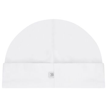 Baby Boys White Logo Hat