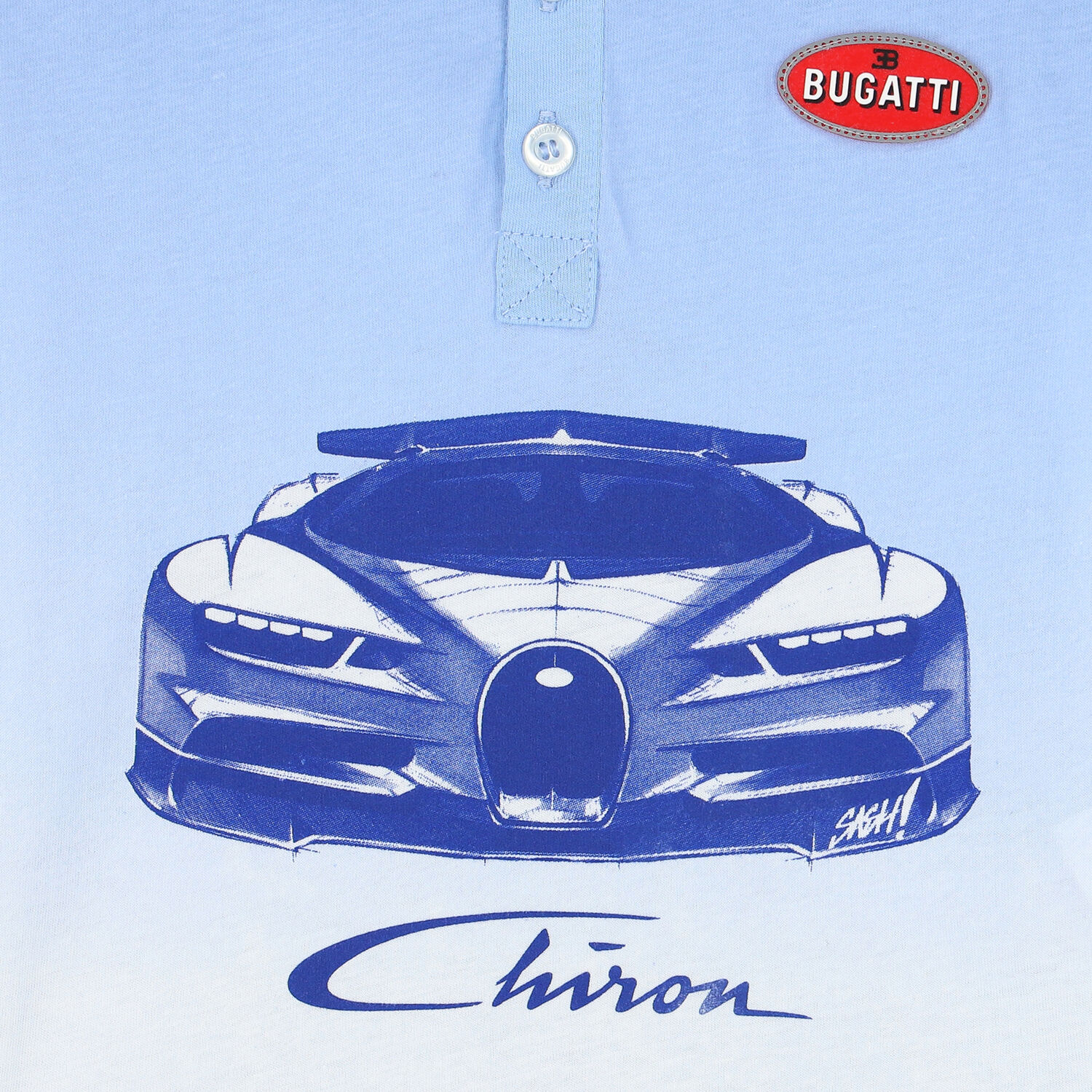 Younger Boys Blue Logo Polo Shirt, 1, hi-res