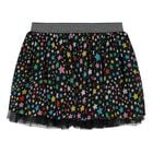 Girls Black Stars Skirt, 1, hi-res