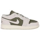 Green & White Air Jordan 1 Low Trainers, 1, hi-res