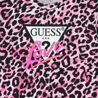 Girls Pink Leopard Logo T-Shirt, 1, hi-res