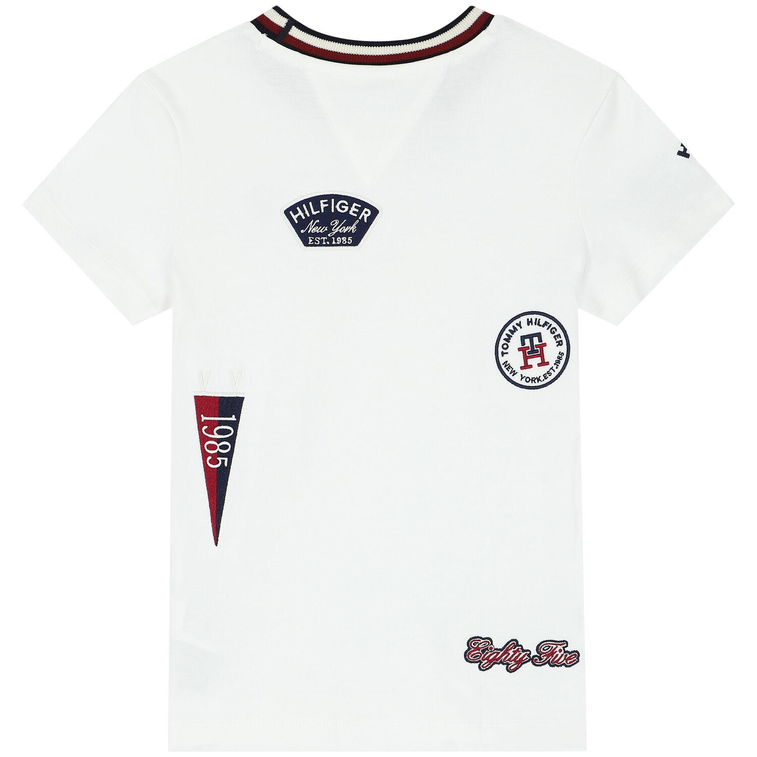 Boys White Logo T-Shirt, 2, hi-res