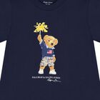 Baby Boys Navy Blue Polo Bear T-Shirt, 1, hi-res
