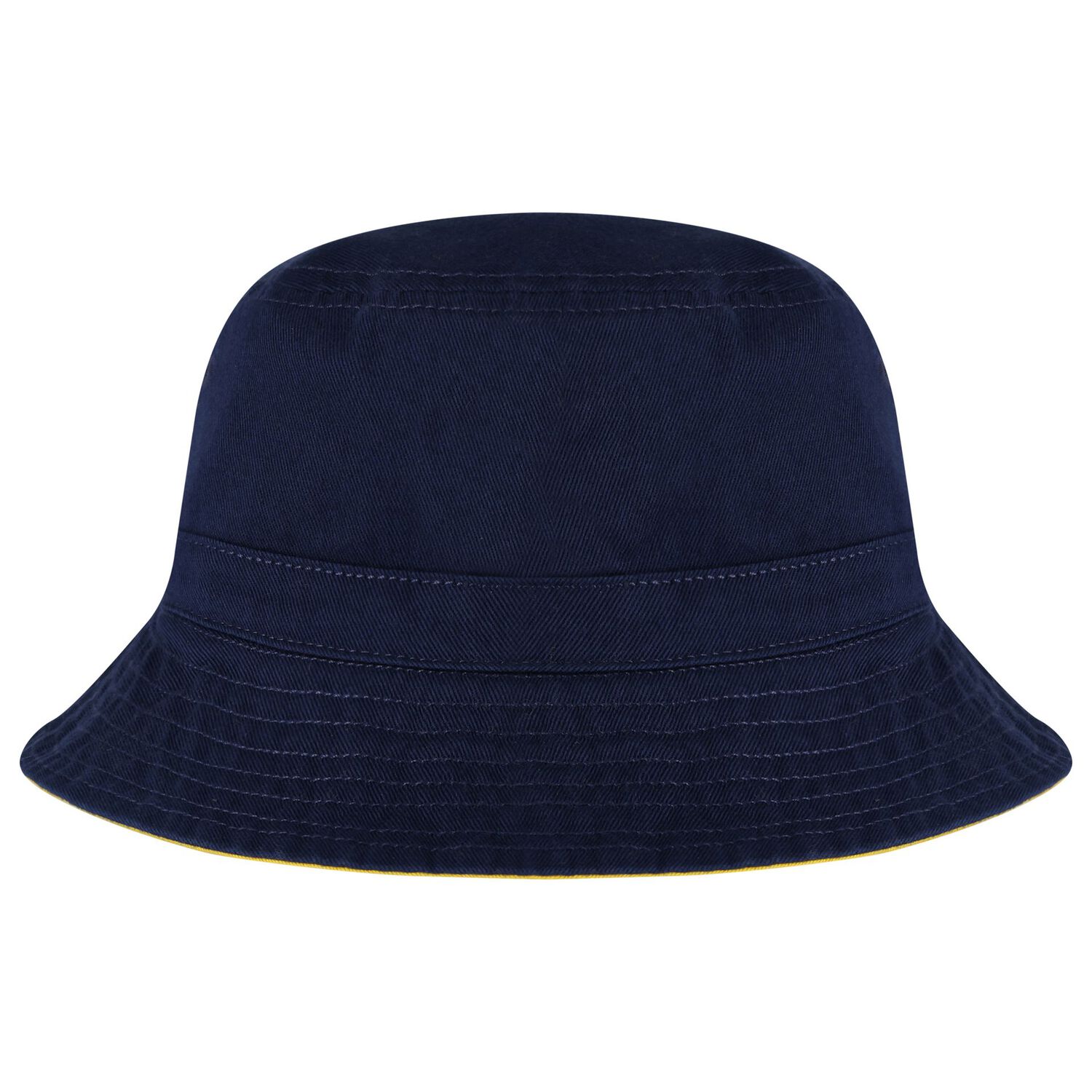 Boys Navy Blue & Yellow Reversible Hat, 1, hi-res