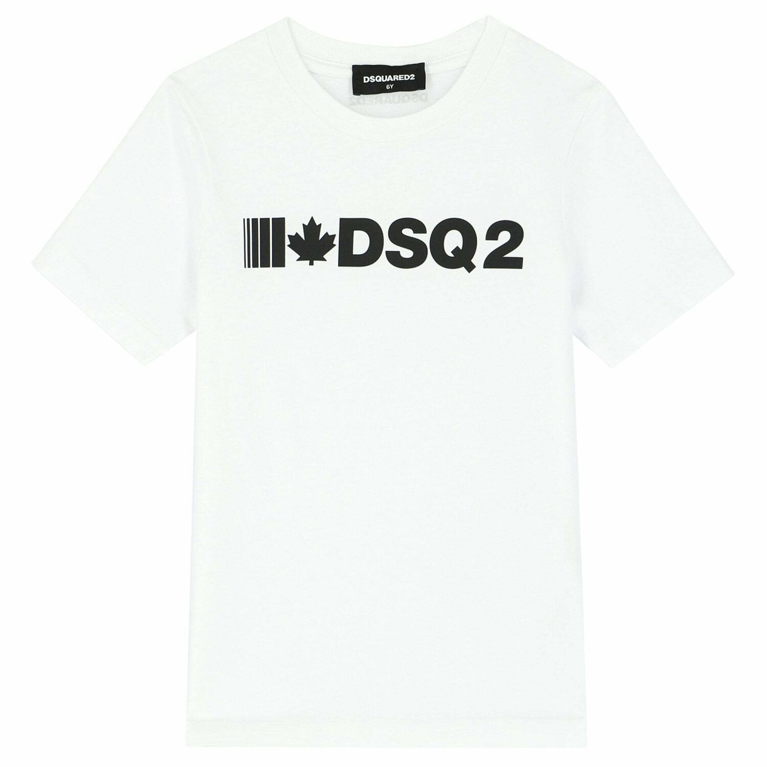Boys White Logo T-Shirt, 2, hi-res