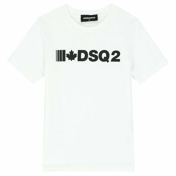 Boys White Logo T-Shirt