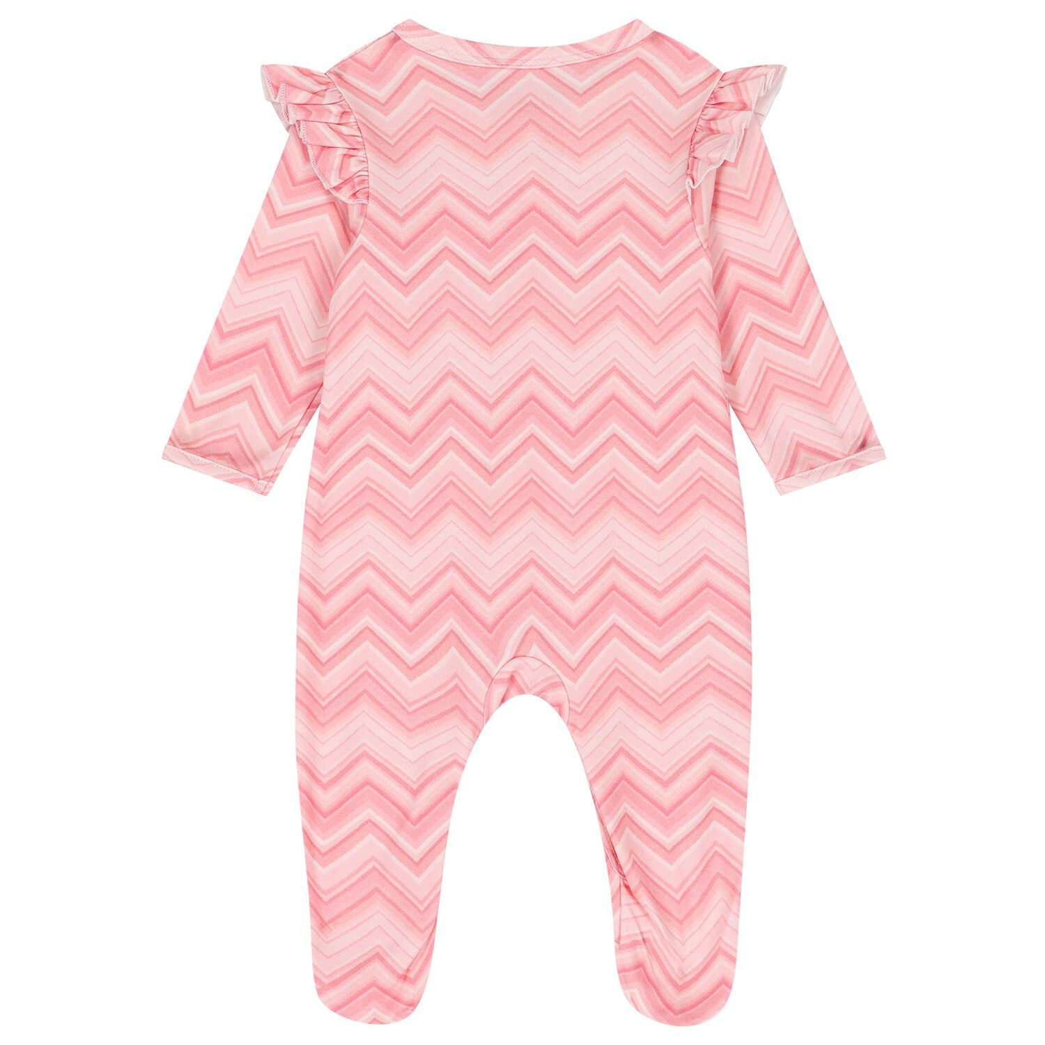 Baby Girls Pink Zig Zag Babygrow Gift Set, 1, hi-res