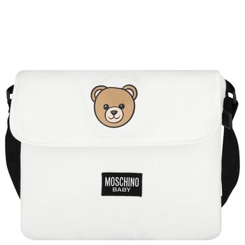 White Teddy Bear Baby Changing Bag