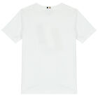 Boys White Logo T-Shirt, 1, hi-res