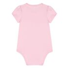 Baby Girls Pink Teddy Bear Bodysuit, 1, hi-res