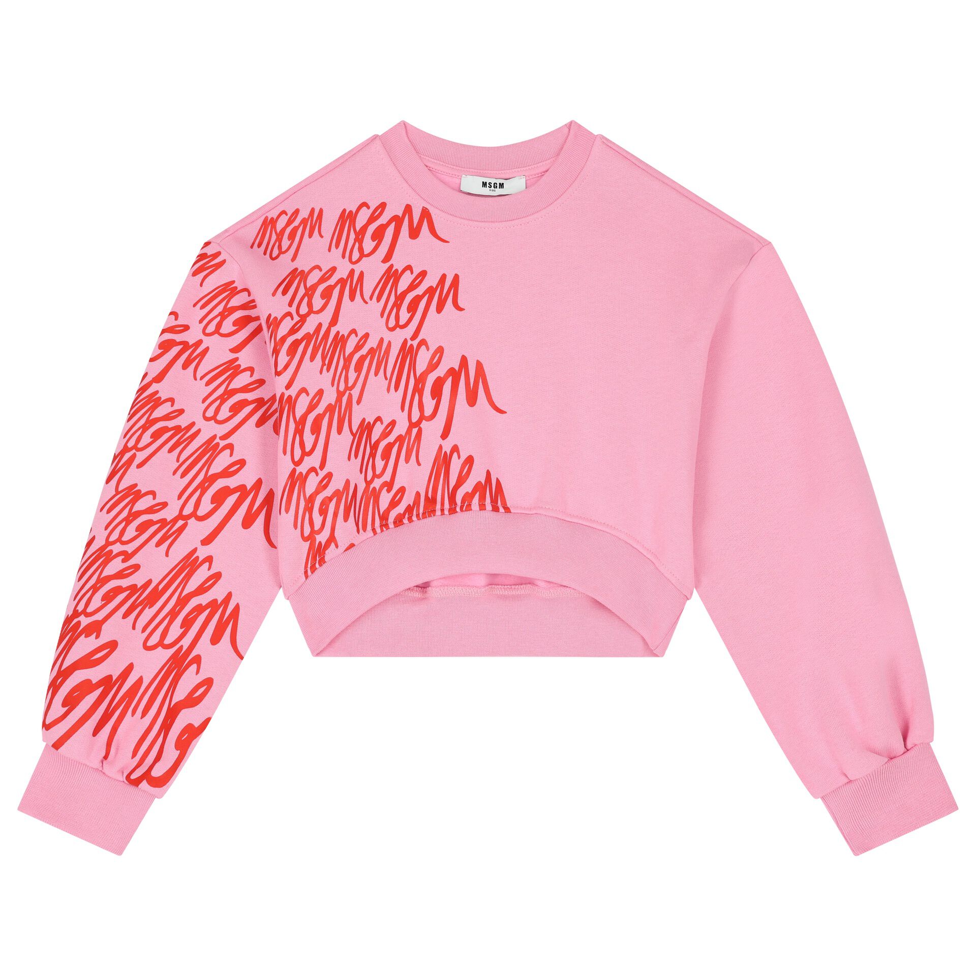Msgm pink sweatshirt outlet
