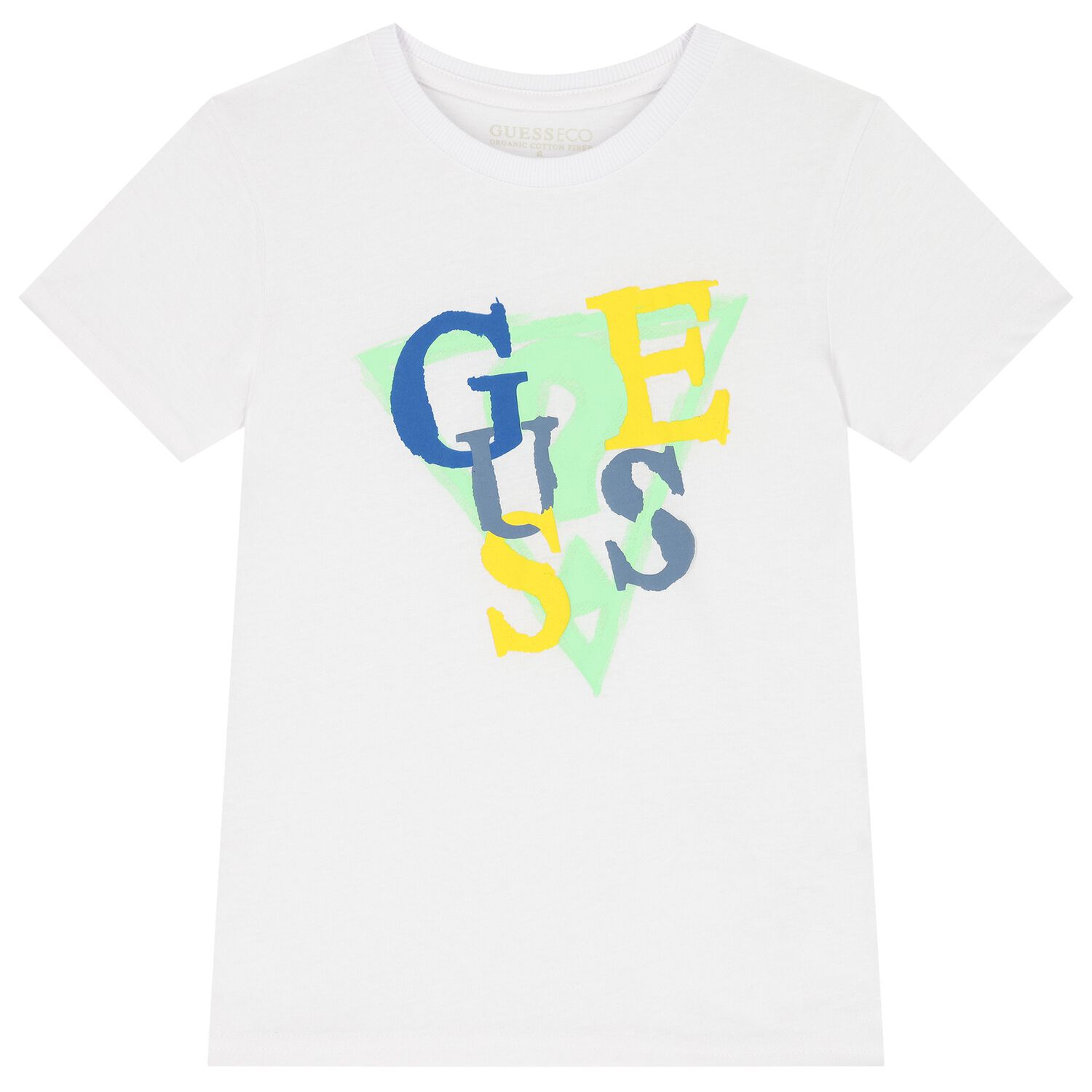 Boys White Logo T-Shirt, 1, hi-res