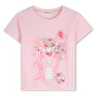 Girls Pink Horse Sequin T-Shirt, 1, hi-res