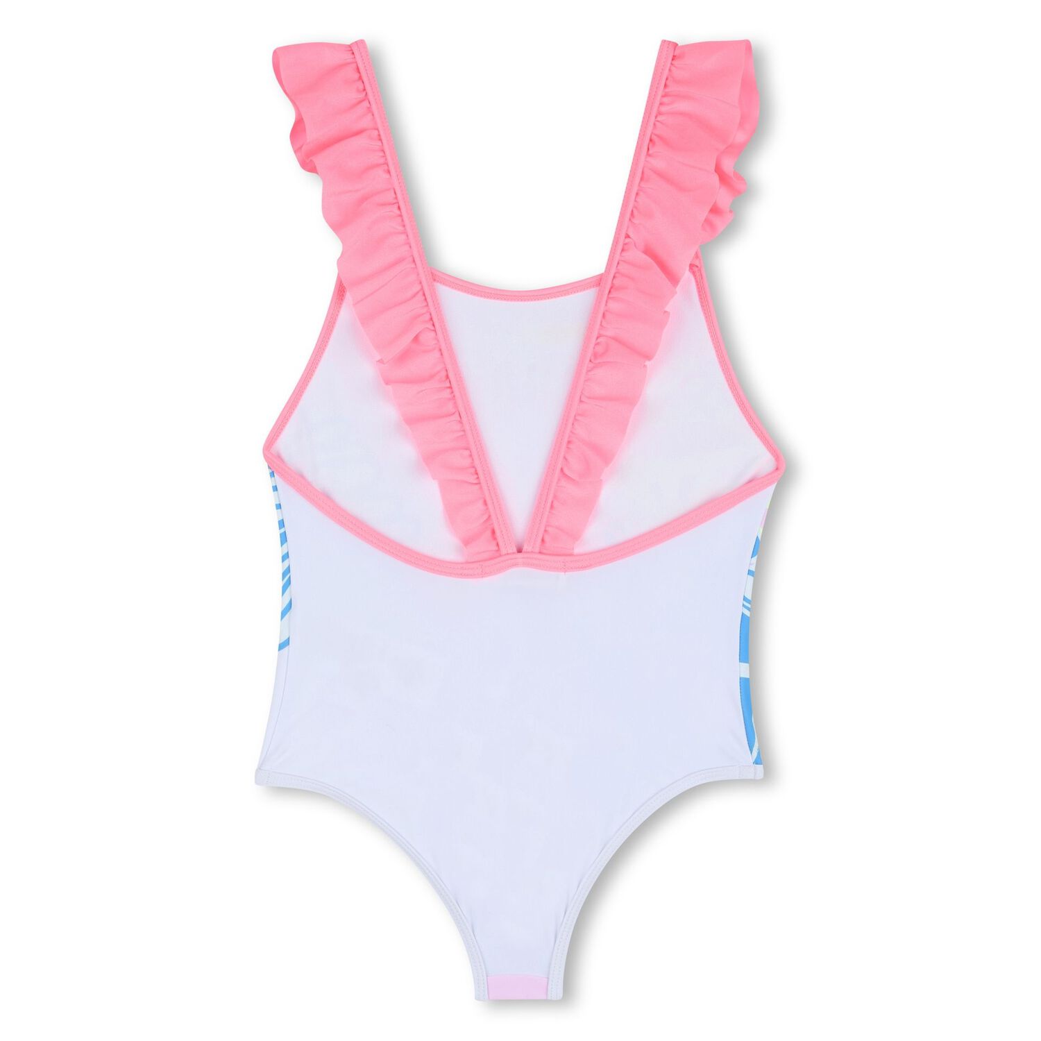 Girls Lilac & Pink Embellished Swimsuit, 1, hi-res